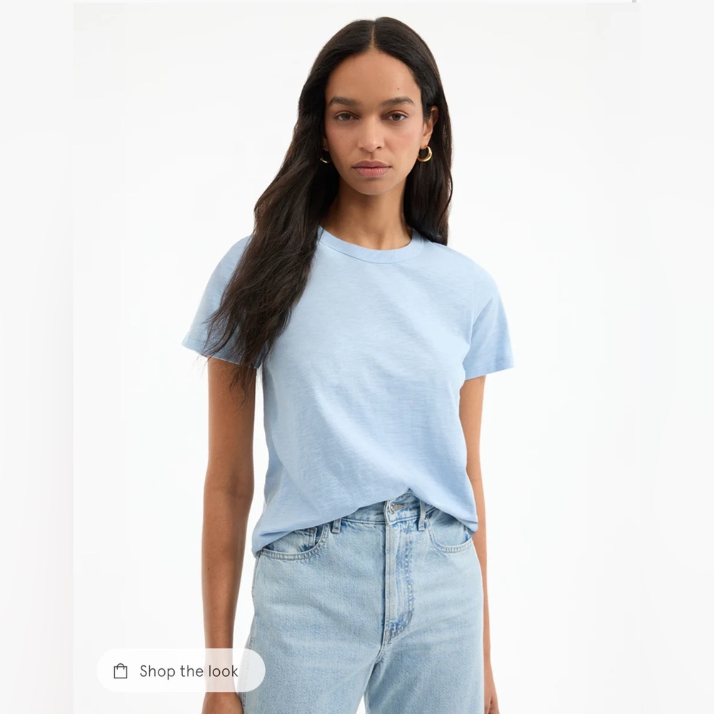 NWT Veronica Beard Baby Blue Women's Tee Size XS